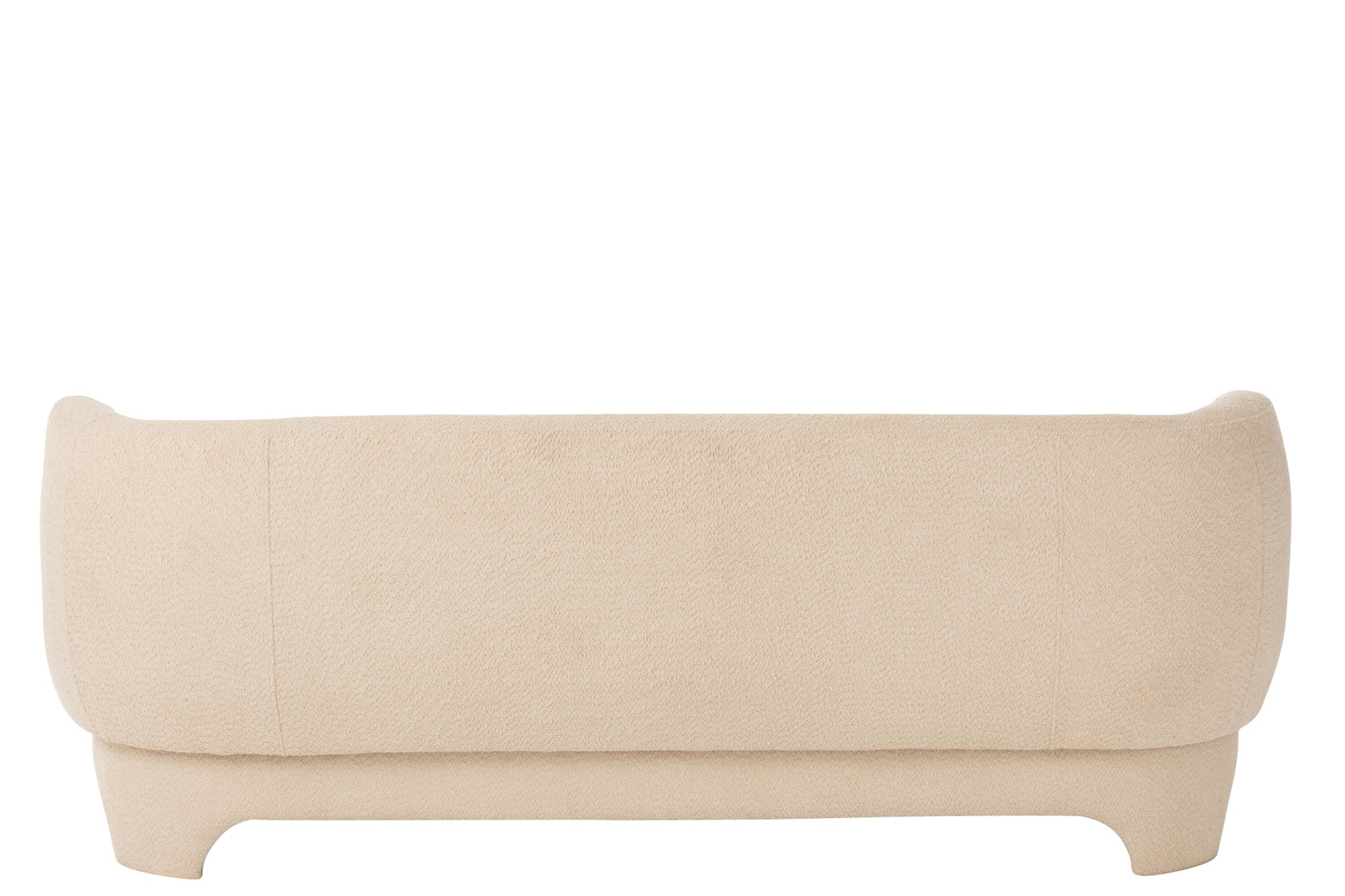 Sitzgelegenheit für 2/3 Personen, Strickstoff/Holz, weiß