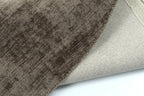 Tapijt Rond Handgemaakt Viscose Grijs - Tuincentrum Lopik
