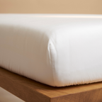 COCO & CICI TENCEL SATEEN HOESLAKEN WIT 90 X 220 X 30 CM
