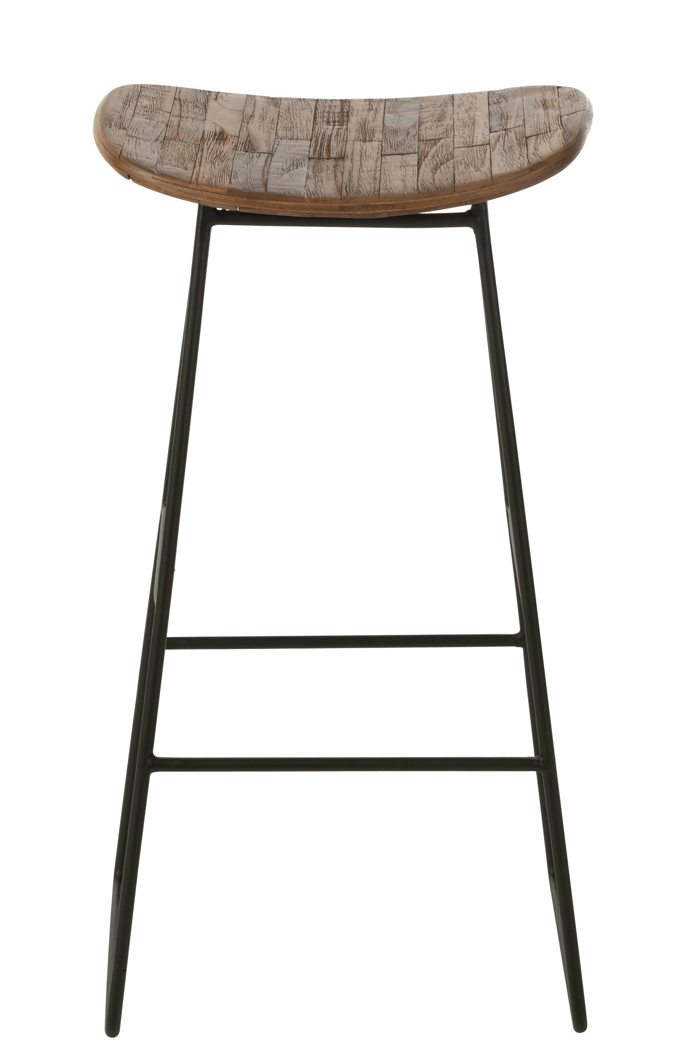 J-LINE KRUK RECHTHOEKIG RECYCLED TEAK NATUUR LARGE - Tuincentrum Lopik