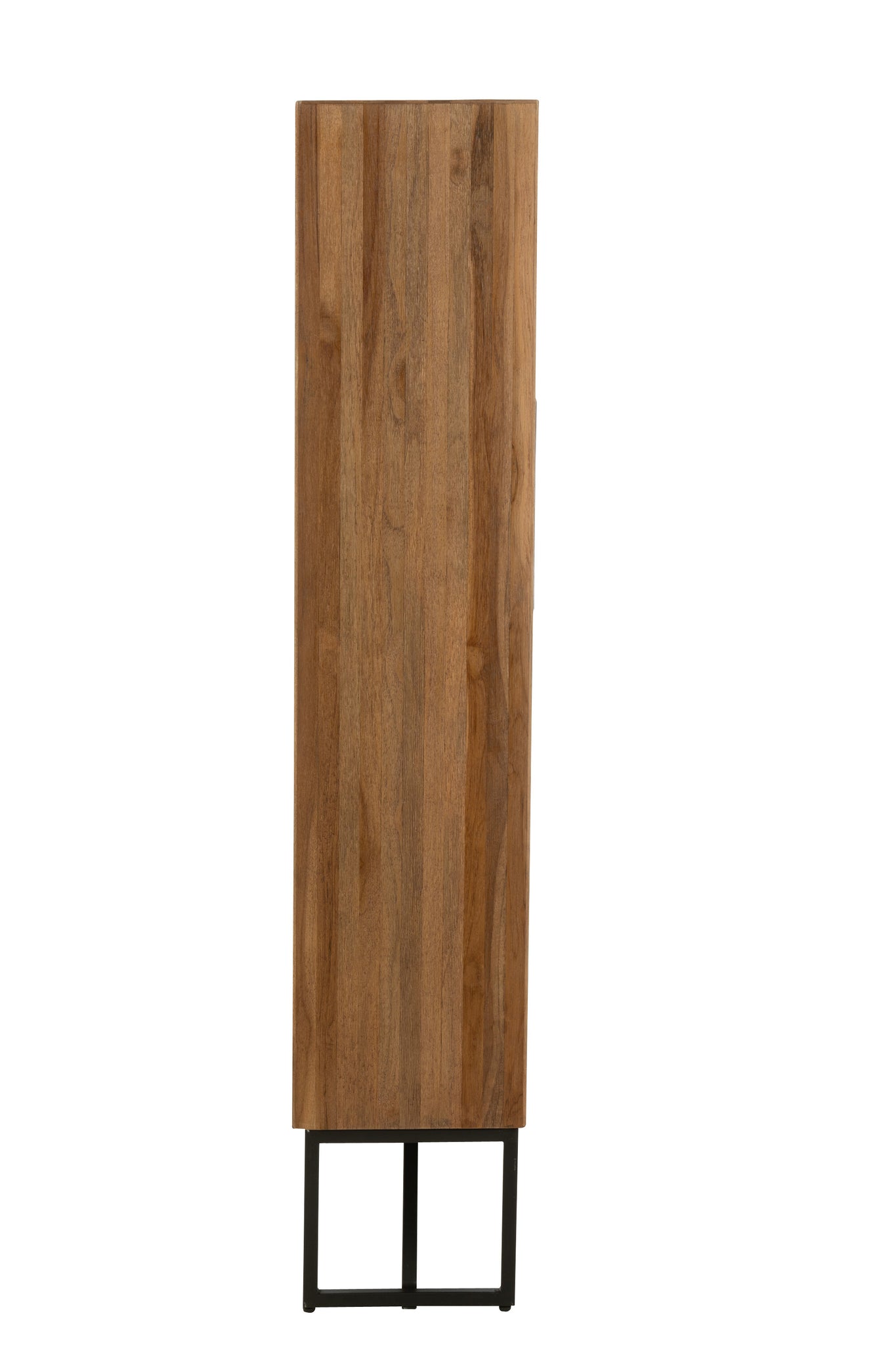 J-LINE KAST MET LADES GERECYCLED TEAK NATUREL - Tuincentrum Lopik