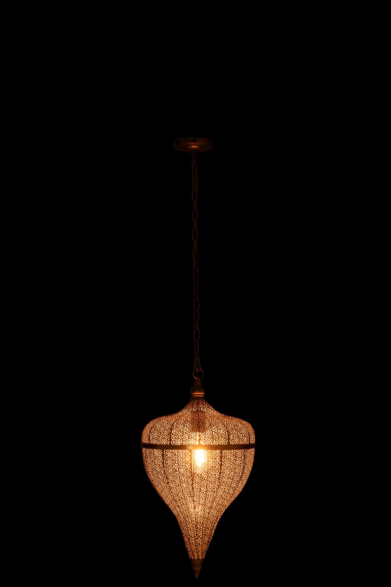 J-LINE HANGLAMP DROP METAAL GOUD LARGE - Tuincentrum Lopik