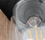 TRIO PADLAMP ARDILA ALUMINIUM/GLAS HOUTLOOK 100 CM