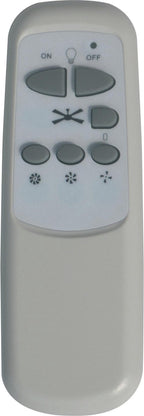 DCF52LSR PLAFONDVENTILATOR MET AFSTANDSBEDIENING EN VERLICHTING 132 CM RVS / ZILVER / 60 WATT