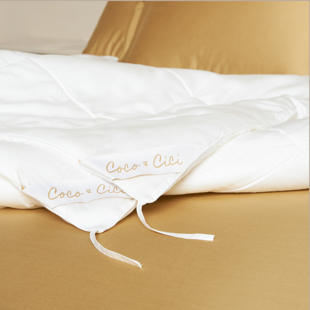 COCO & CICI TENCEL HOOGZOMERDEKBED WIT 240X220CM