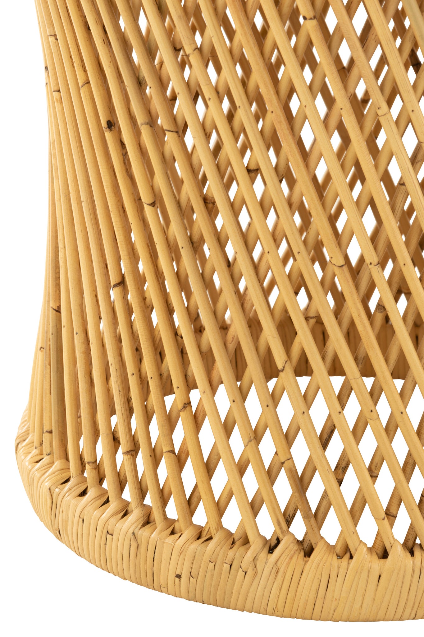 J-LINE BIJZETTAFEL CILINDRISCH ROTAN NATUREL - Tuincentrum Lopik