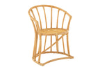 J-LINE STOEL + KUSSEN ROTAN/TEXTIEL NATUREL/WIT - Tuincentrum Lopik