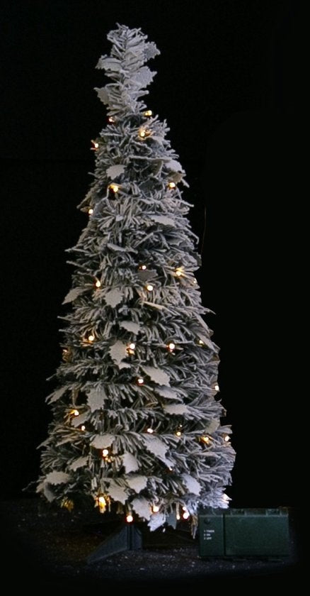 POP-UP KERSTBOOM 150 CM BESNEEUWD MET 200 LEDS