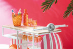 J-LINE FLES HAMMERED IN GIFTBOX PLASTIC ORANJE - Tuincentrum Lopik
