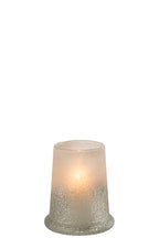 J-LINE WINDLICHT SUGAR GLAS WIT MEDIUM - Tuincentrum Lopik