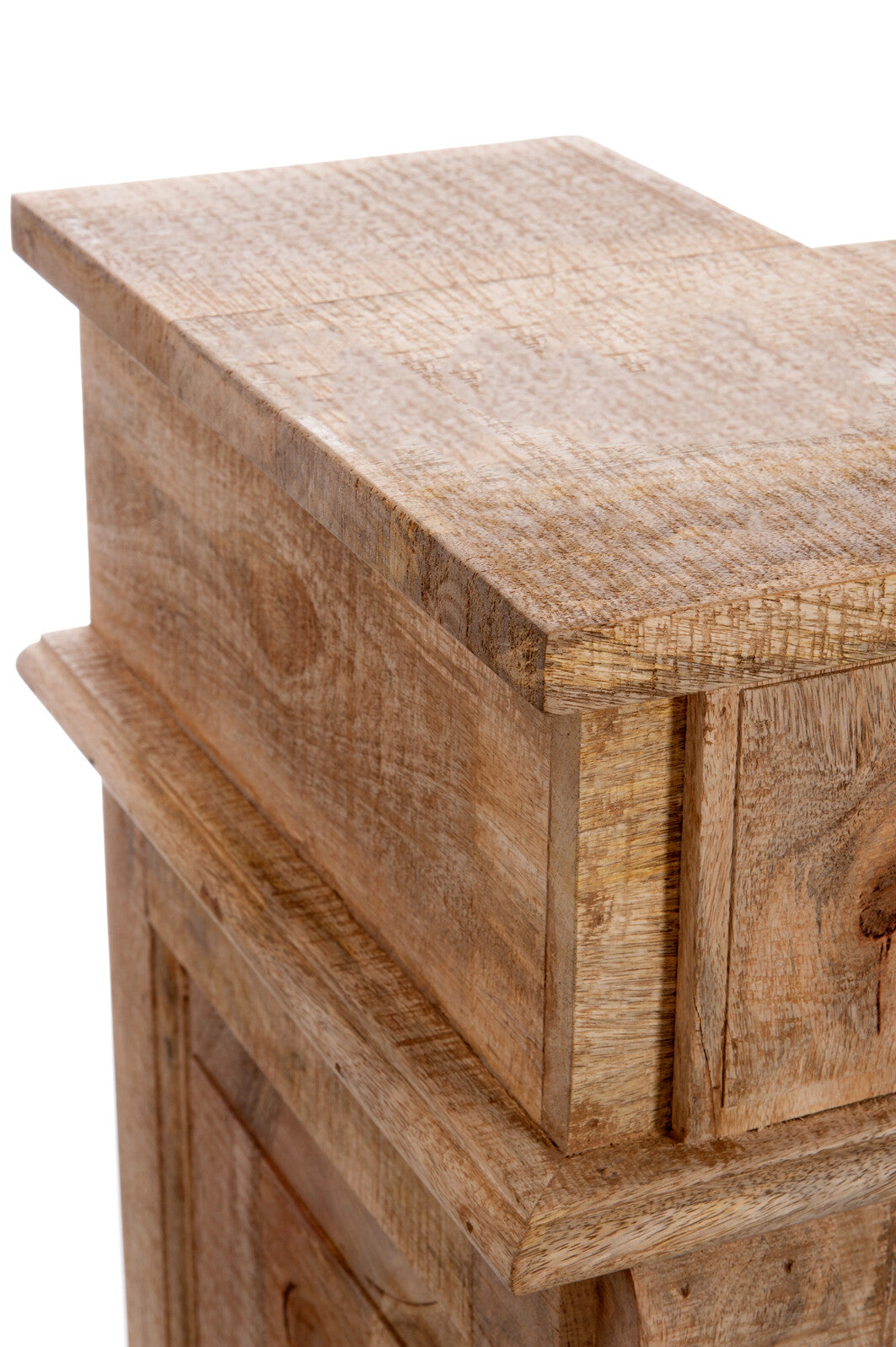 J-LINE BAR CABINET 2 DRAWERS RECTANGULAR WOOD NATURAL - Tuincentrum Lopik