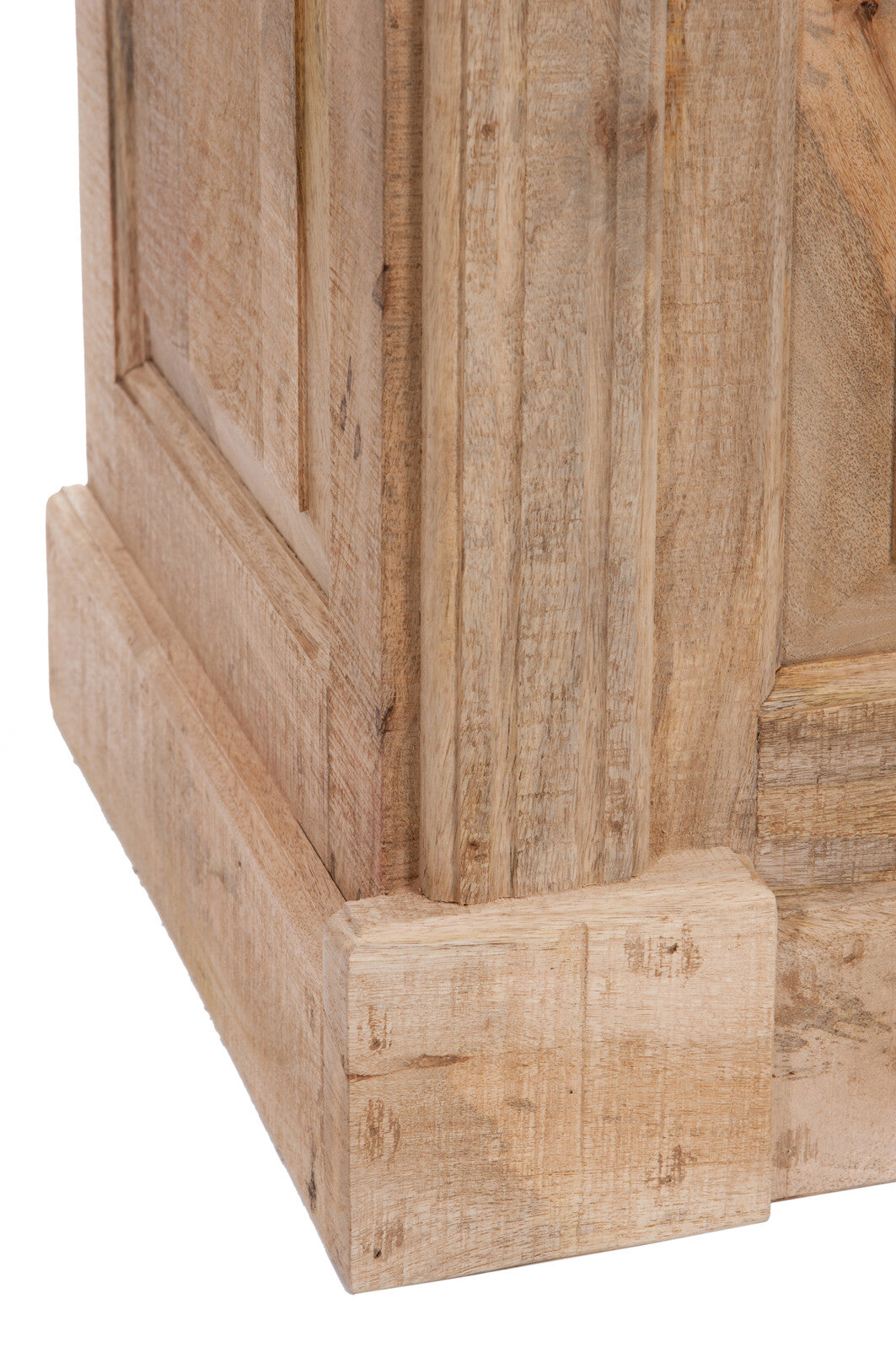 J-LINE BAR CABINET 2 DRAWERS RECTANGULAR WOOD NATURAL - Tuincentrum Lopik