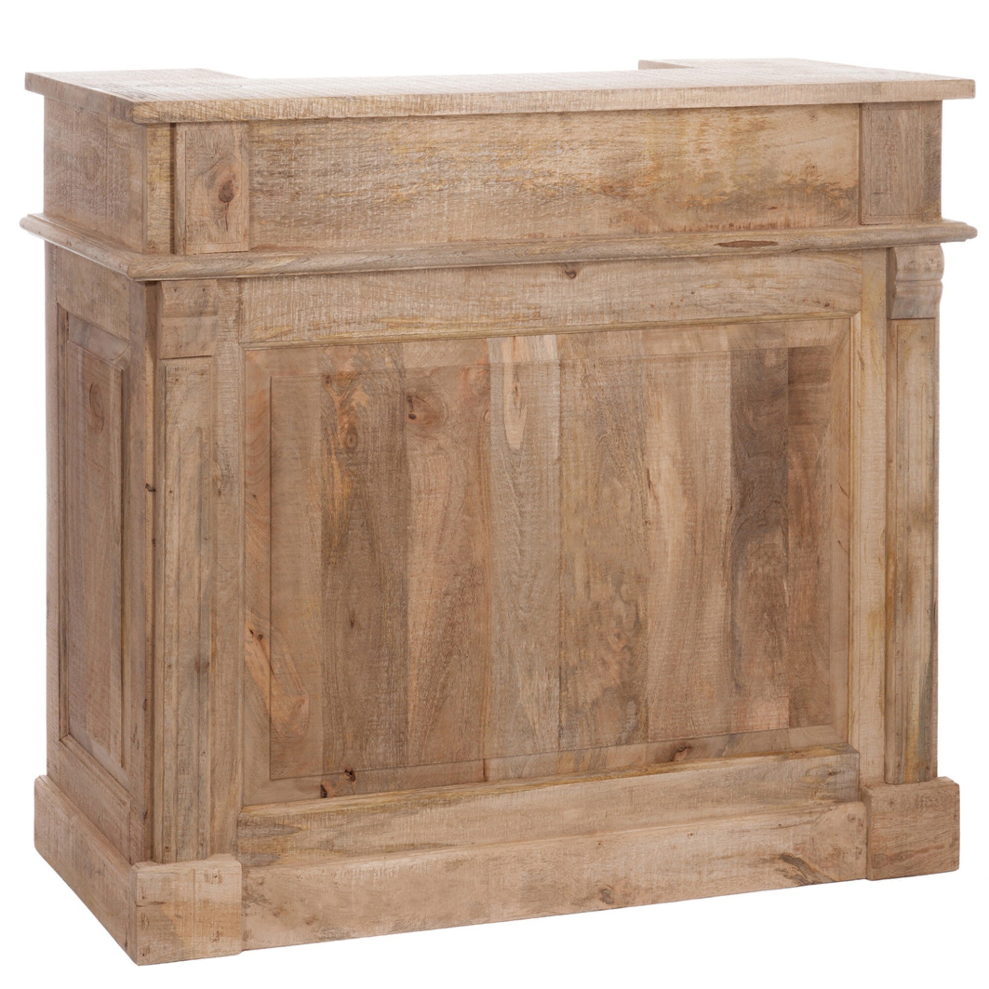 J-LINE BAR CABINET 2 DRAWERS RECTANGULAR WOOD NATURAL - Tuincentrum Lopik