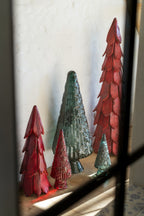 J-LINE KERSTBOOMSTUKKEN HOUT ROOD GROOT - Tuincentrum Lopik