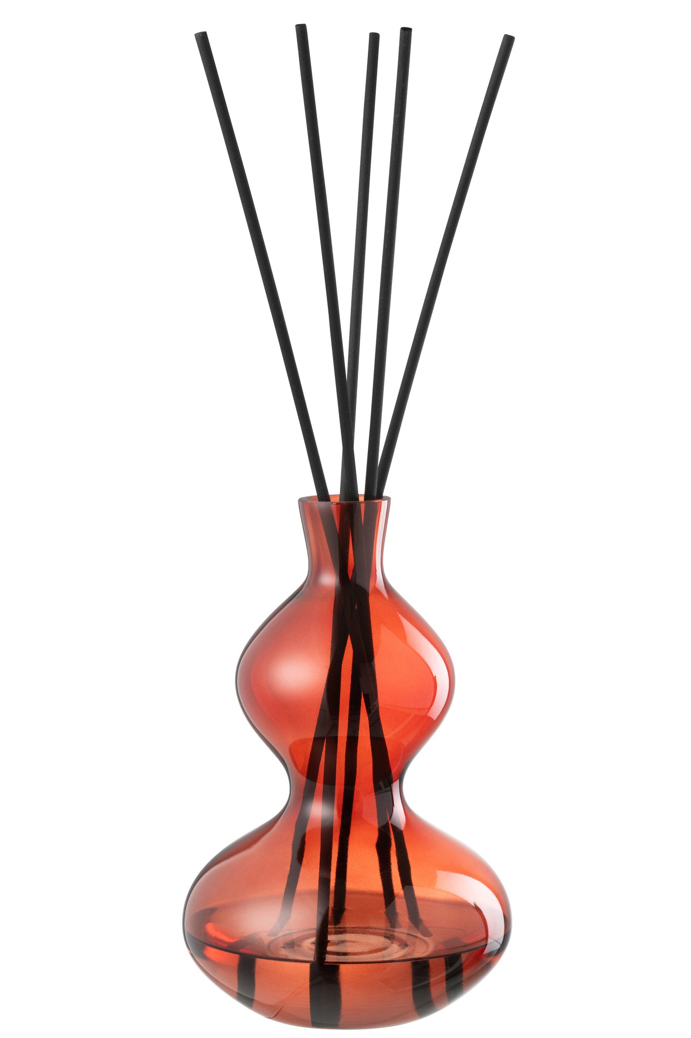 J-LINE GEUROLIE OLIVE & FRANKINCENSE GLASS RED LARGE - Tuincentrum Lopik