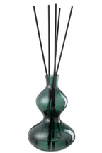 J-LINE GEUROLIE CEDAR BREEZE – GLAS DONKERGROEN LARGE - Tuincentrum Lopik