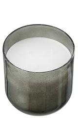 J-LINE SCENTED CANDLE OLIVE & FRANKINCENSE WAX GREEN MEDIUM - 75 HOURS - Tuincentrum Lopik