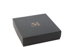 J-LINE SCENTED CANDLE M-CHIC GLASS GOLD/BLACK EXTRA LARGE - 35 HOURS - Tuincentrum Lopik
