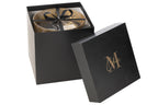 J-LINE GEURKAARS DELUXE GLASS GOLD/BLACK LARGE - 140H - Tuincentrum Lopik