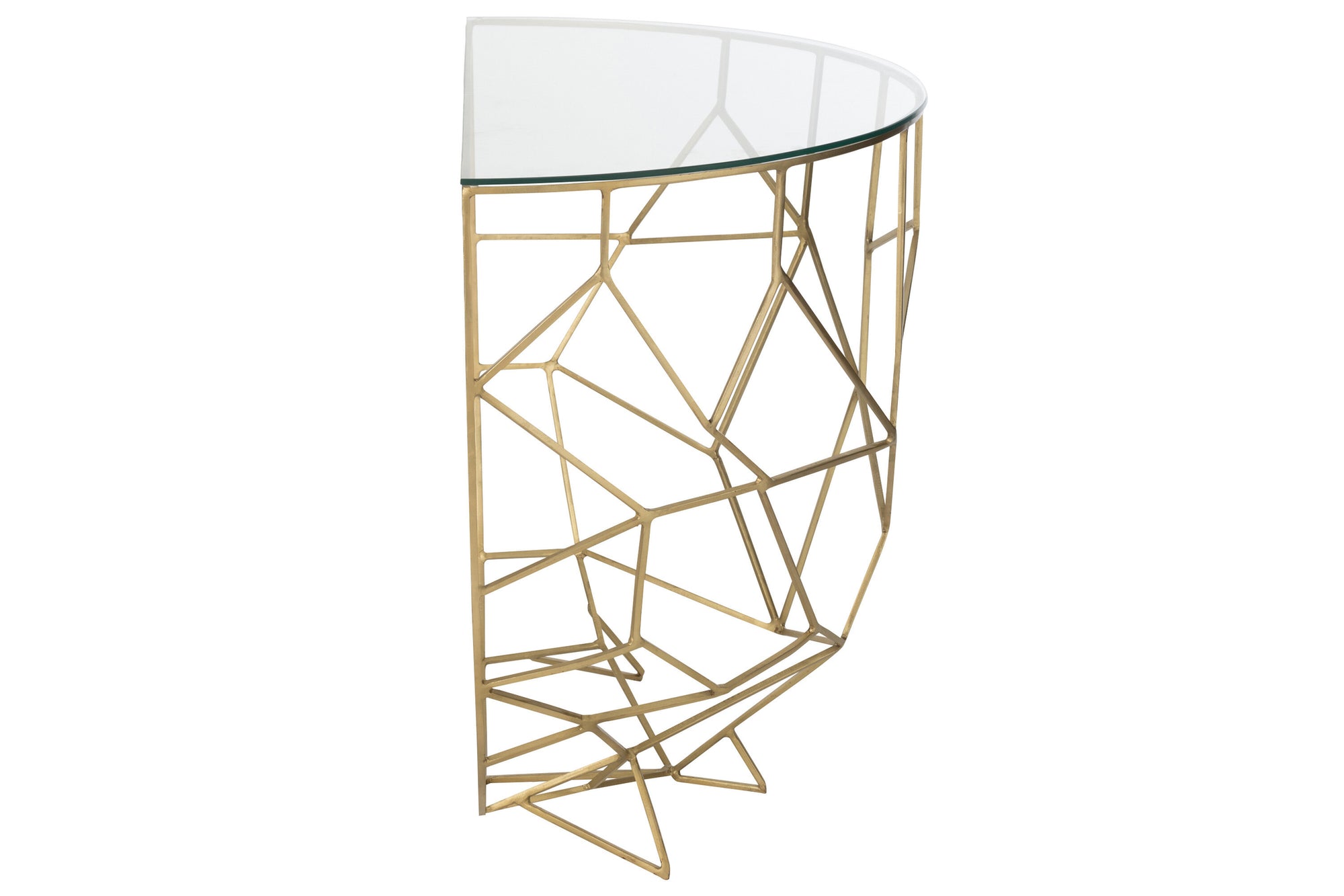 J-LINE CONSOLE MOZA METAAL/GLAS GOUD - Tuincentrum Lopik
