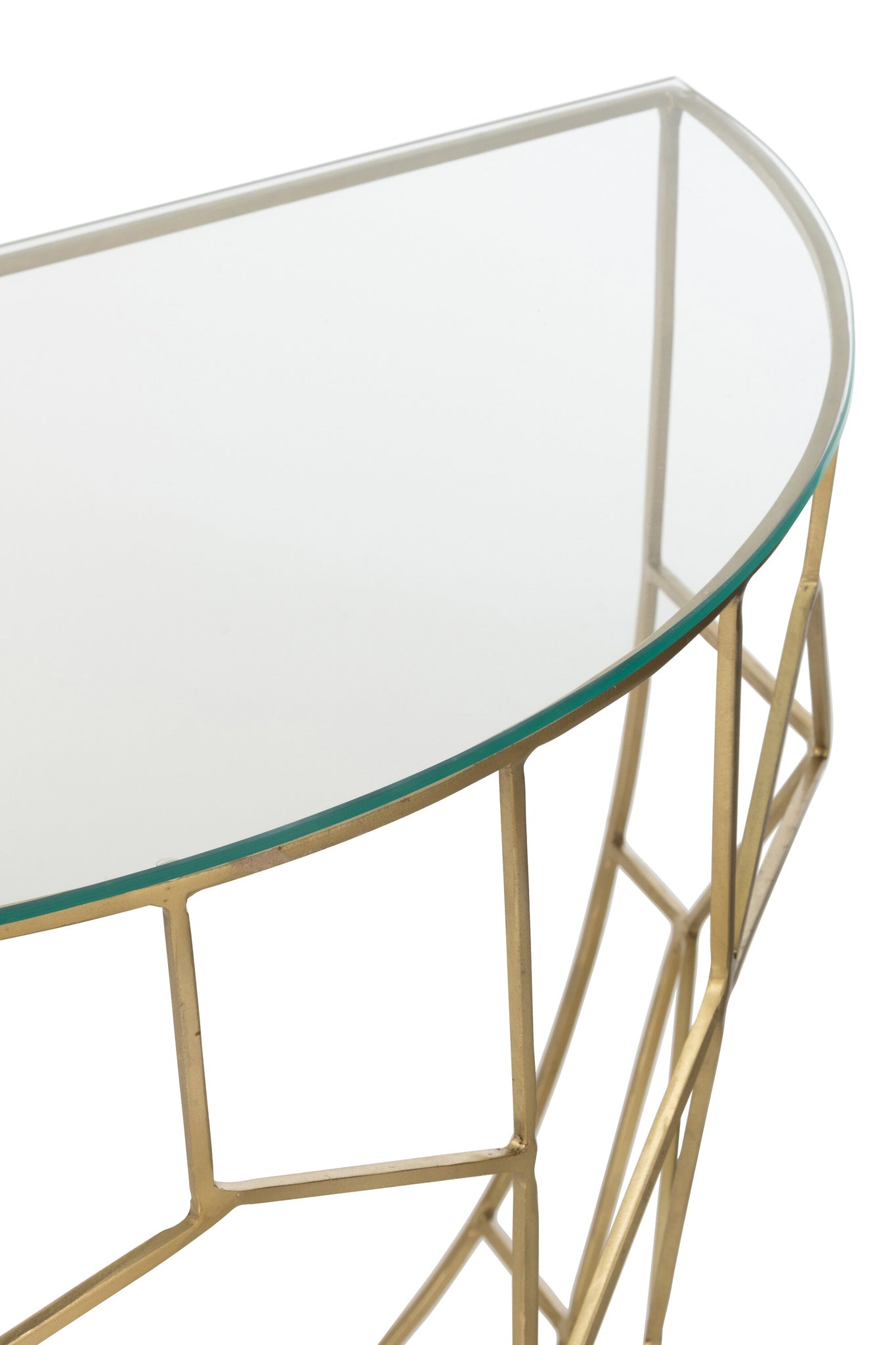 J-LINE CONSOLE MOZA METAAL/GLAS GOUD - Tuincentrum Lopik