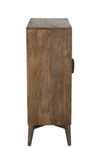 J-LINE KAST 2 DEUREN MANGOHOUT/MDF BRUIN 90 X 45 X 113 CM - Tuincentrum Lopik