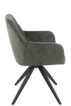 Stoel Louna ijzer/acryl groen - Tuincentrum Lopik