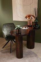 Stoel Louna ijzer/acryl groen - Tuincentrum Lopik