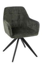 Stoel Louna ijzer/acryl groen - Tuincentrum Lopik