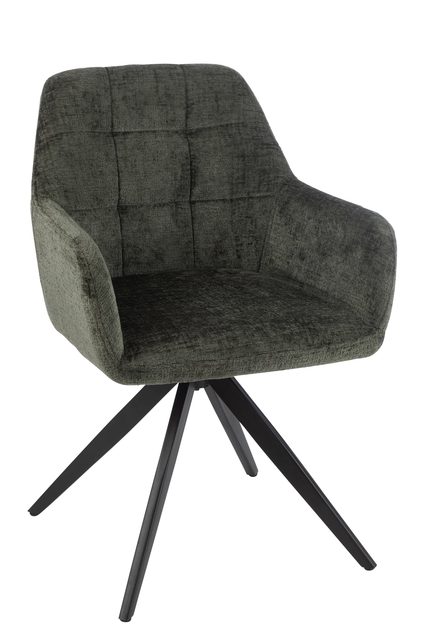 Stoel Louna ijzer/acryl groen - Tuincentrum Lopik