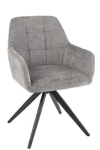 J-LINE STOEL LOUNA IJZER/ACRYL GRIJS 56.5X58X85CM - Tuincentrum Lopik