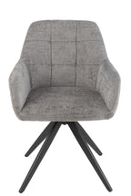 J-LINE STOEL LOUNA IJZER/ACRYL GRIJS 56.5X58X85CM - Tuincentrum Lopik