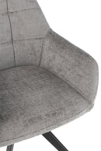 J-LINE STOEL LOUNA IJZER/ACRYL GRIJS 56.5X58X85CM - Tuincentrum Lopik