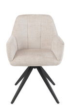 J-LINE STOEL LOUNA IJZER/ACRYL IVOOR 56.5X58X85CM - Tuincentrum Lopik