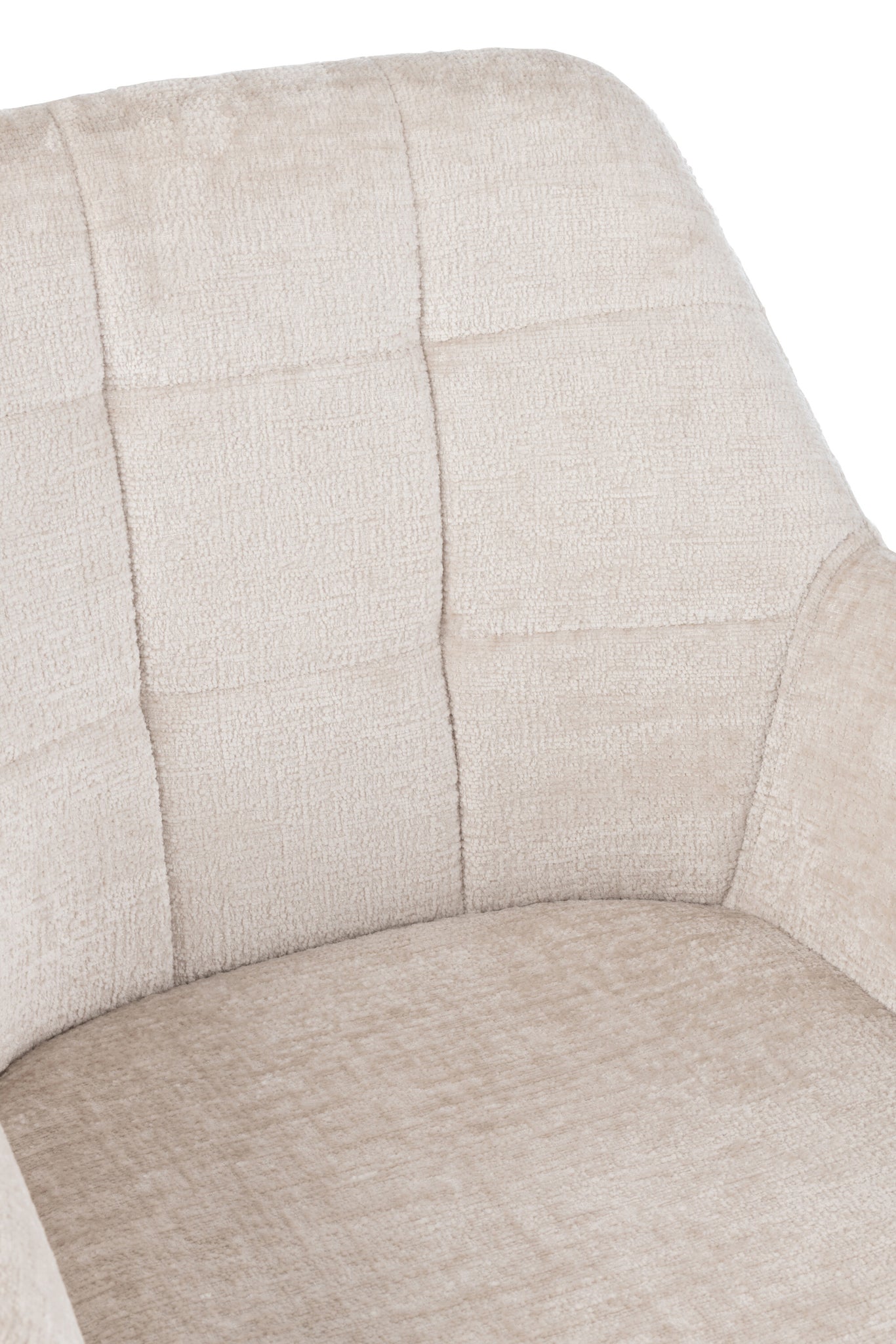 J-LINE STOEL LOUNA IJZER/ACRYL IVOOR 56.5X58X85CM - Tuincentrum Lopik