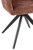 Stoel Louna ijzer/acryl bruin - Tuincentrum Lopik