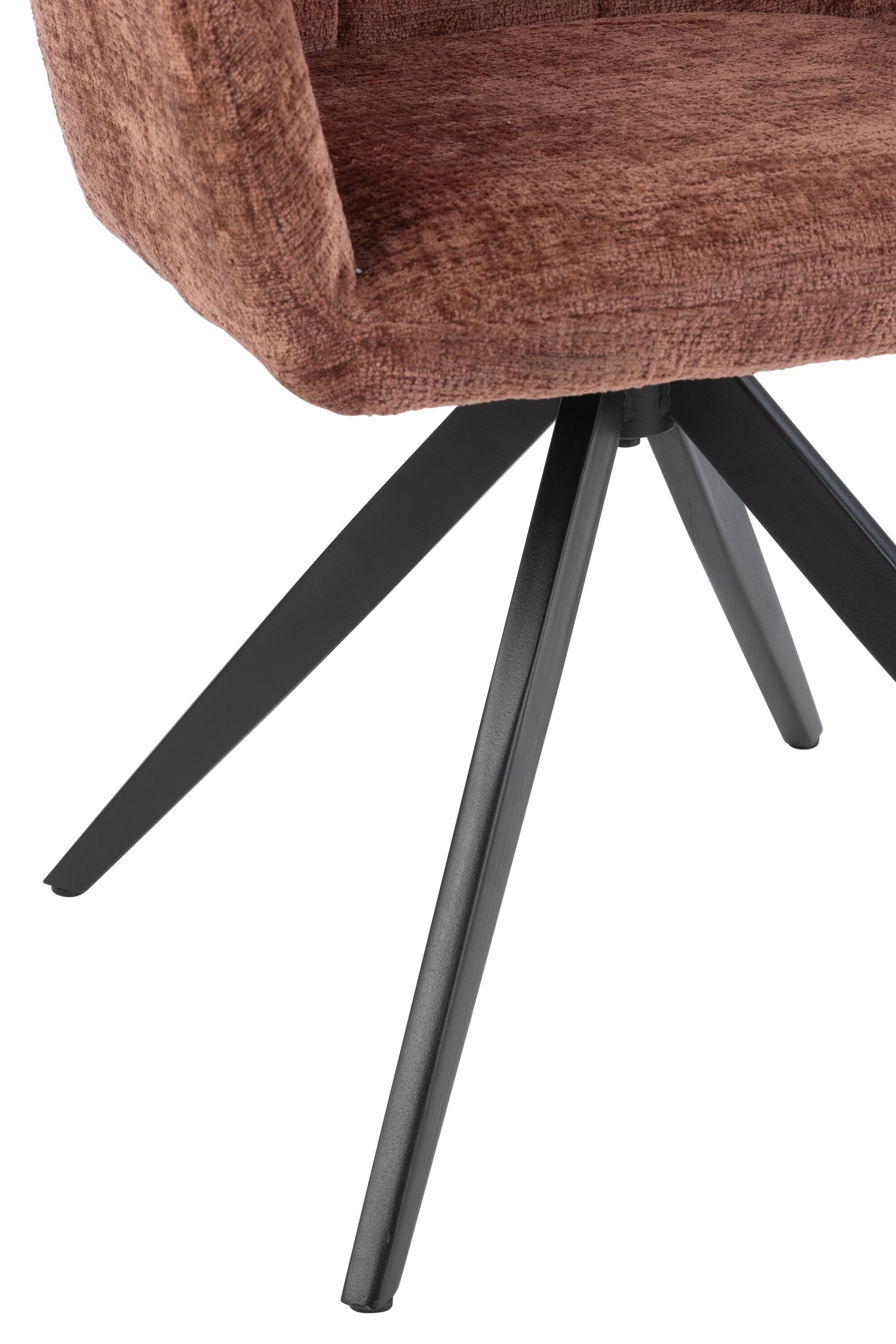 Stoel Louna ijzer/acryl bruin - Tuincentrum Lopik