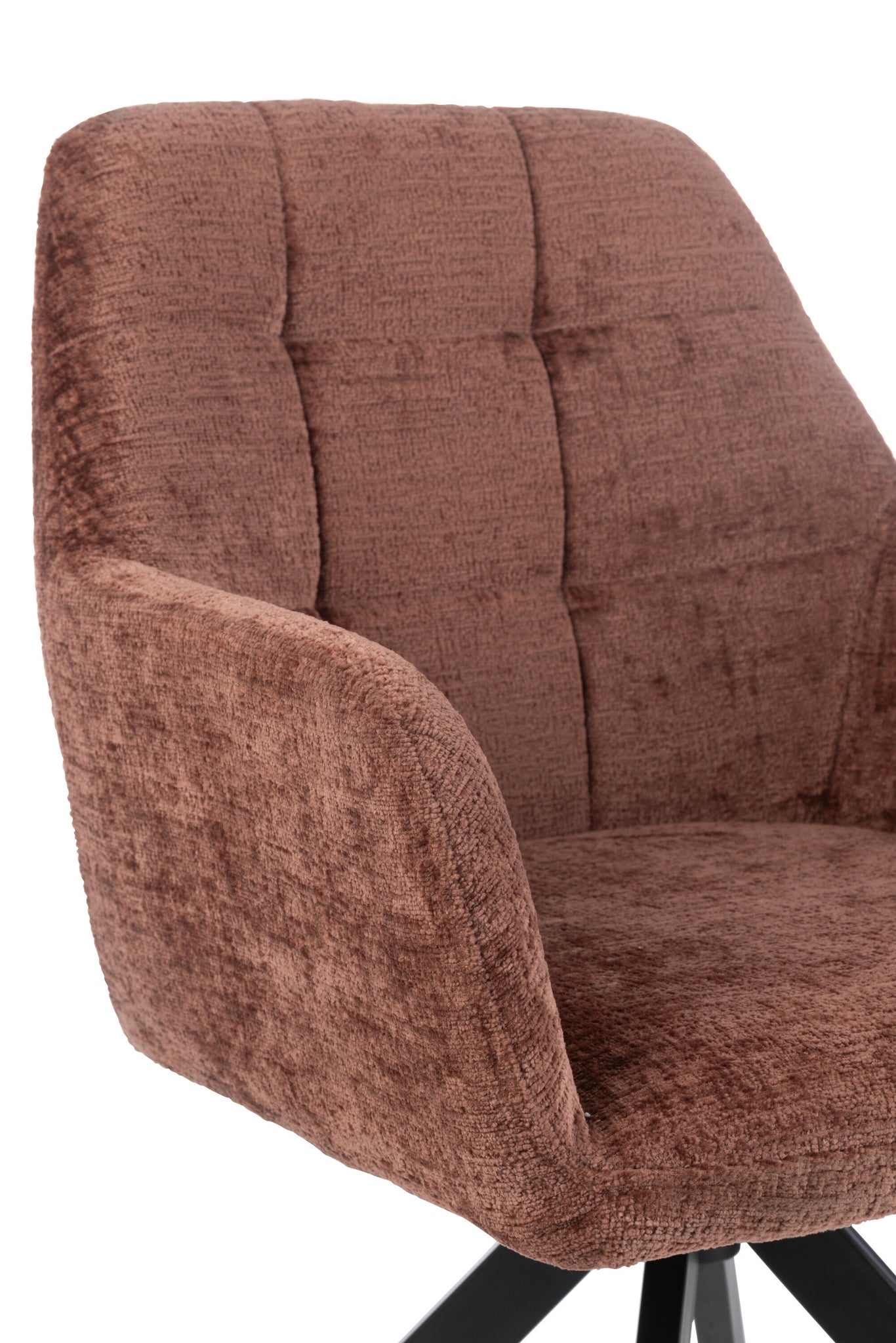 Stoel Louna ijzer/acryl bruin - Tuincentrum Lopik