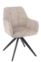 J-LINE STOEL LOUNA IJZER/ACRYL DONKERGRIJS 56.5X58X85CM - Tuincentrum Lopik