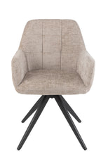 J-LINE STOEL LOUNA IJZER/ACRYL DONKERGRIJS 56.5X58X85CM - Tuincentrum Lopik