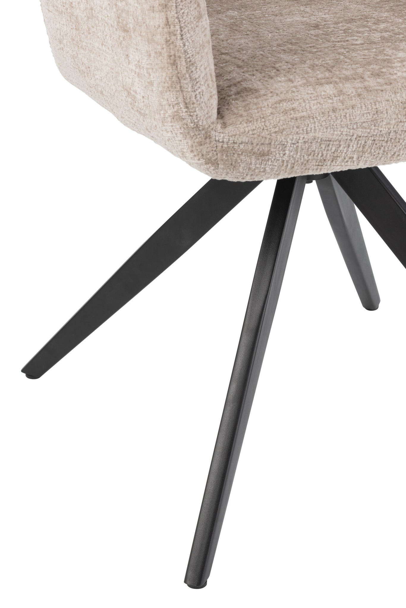 J-LINE STOEL LOUNA IJZER/ACRYL DONKERGRIJS 56.5X58X85CM - Tuincentrum Lopik
