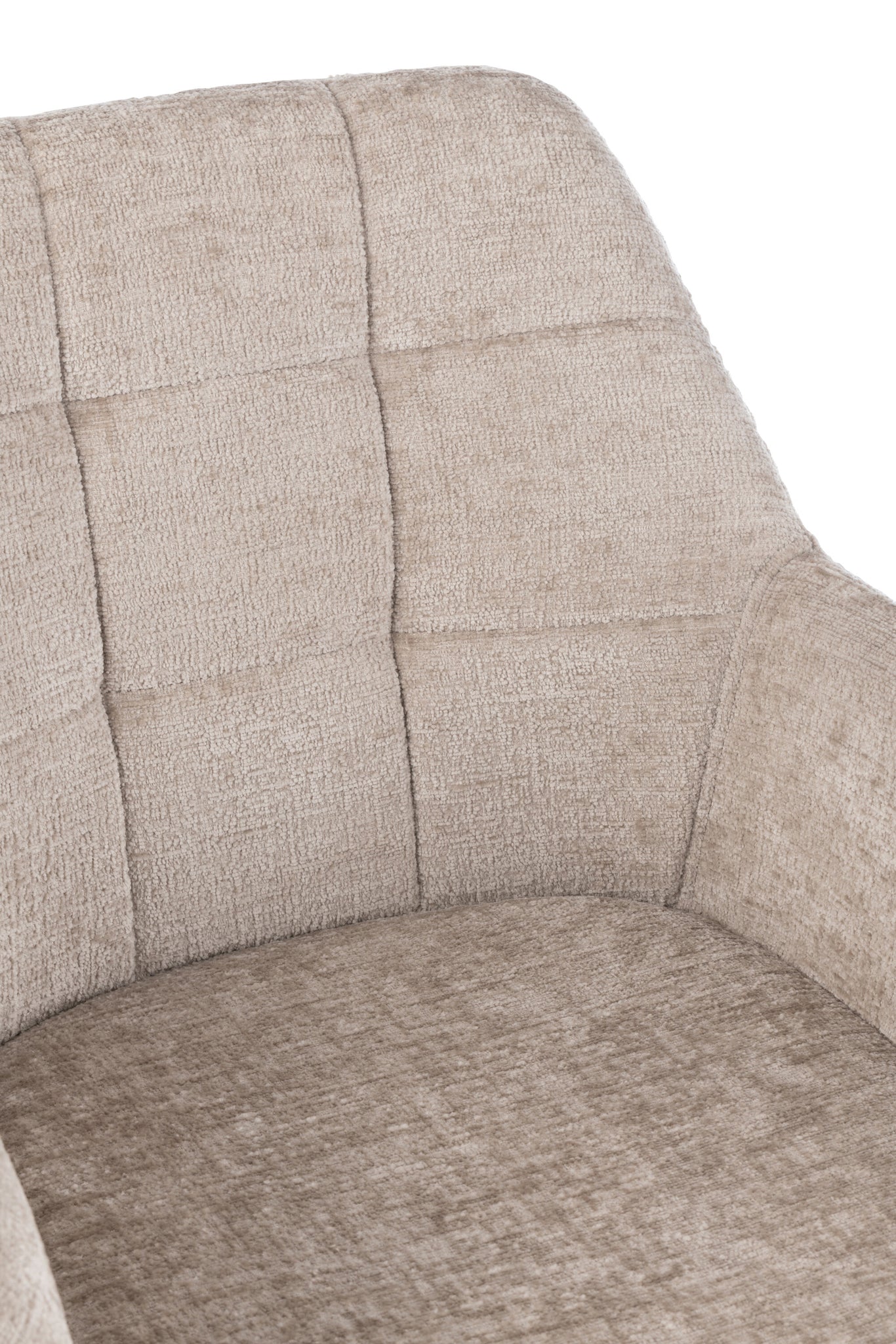J-LINE STOEL LOUNA IJZER/ACRYL DONKERGRIJS 56.5X58X85CM - Tuincentrum Lopik