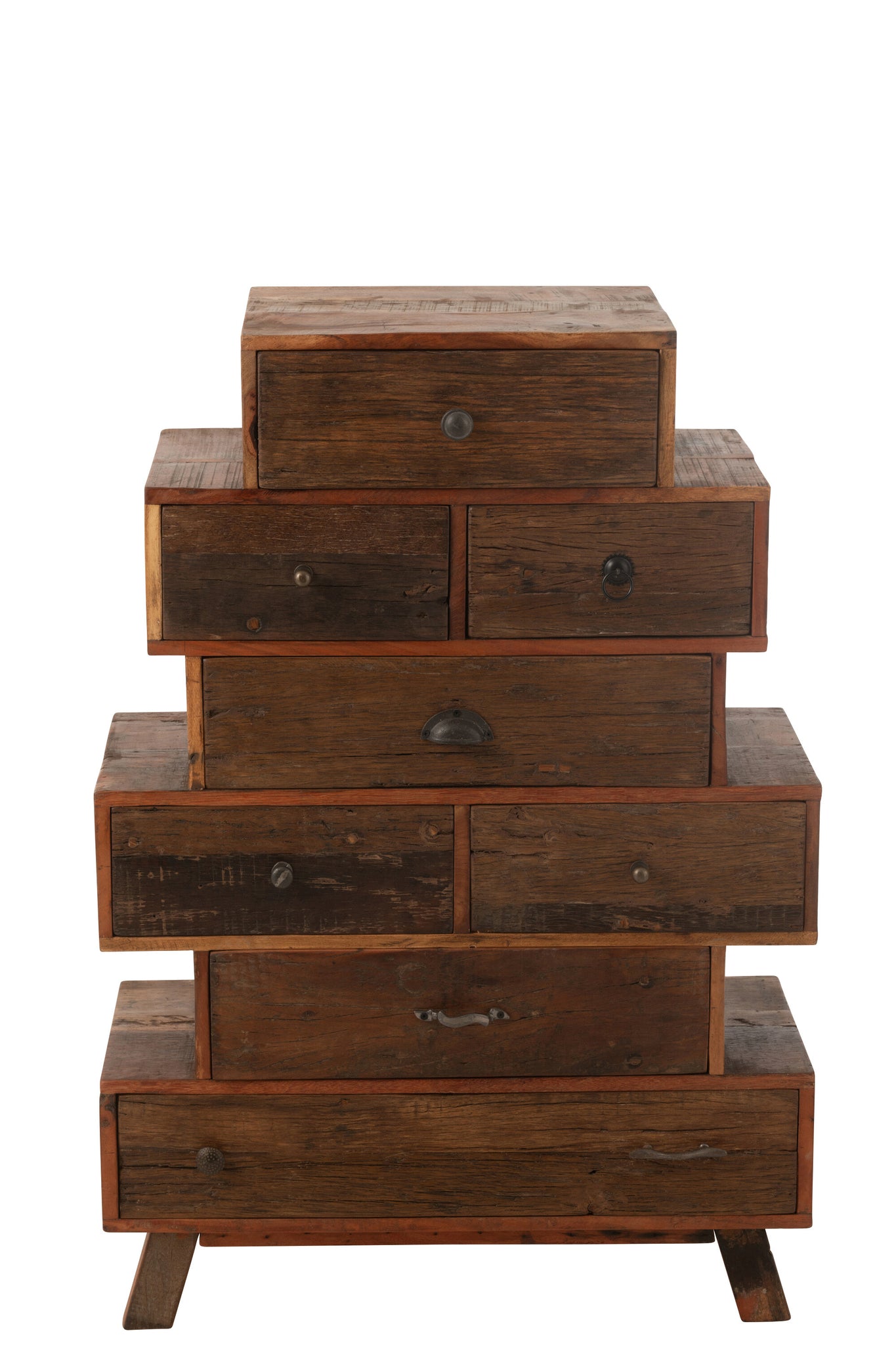 Shelf Vinto Recycled Wood Natural - Tuincentrum Lopik
