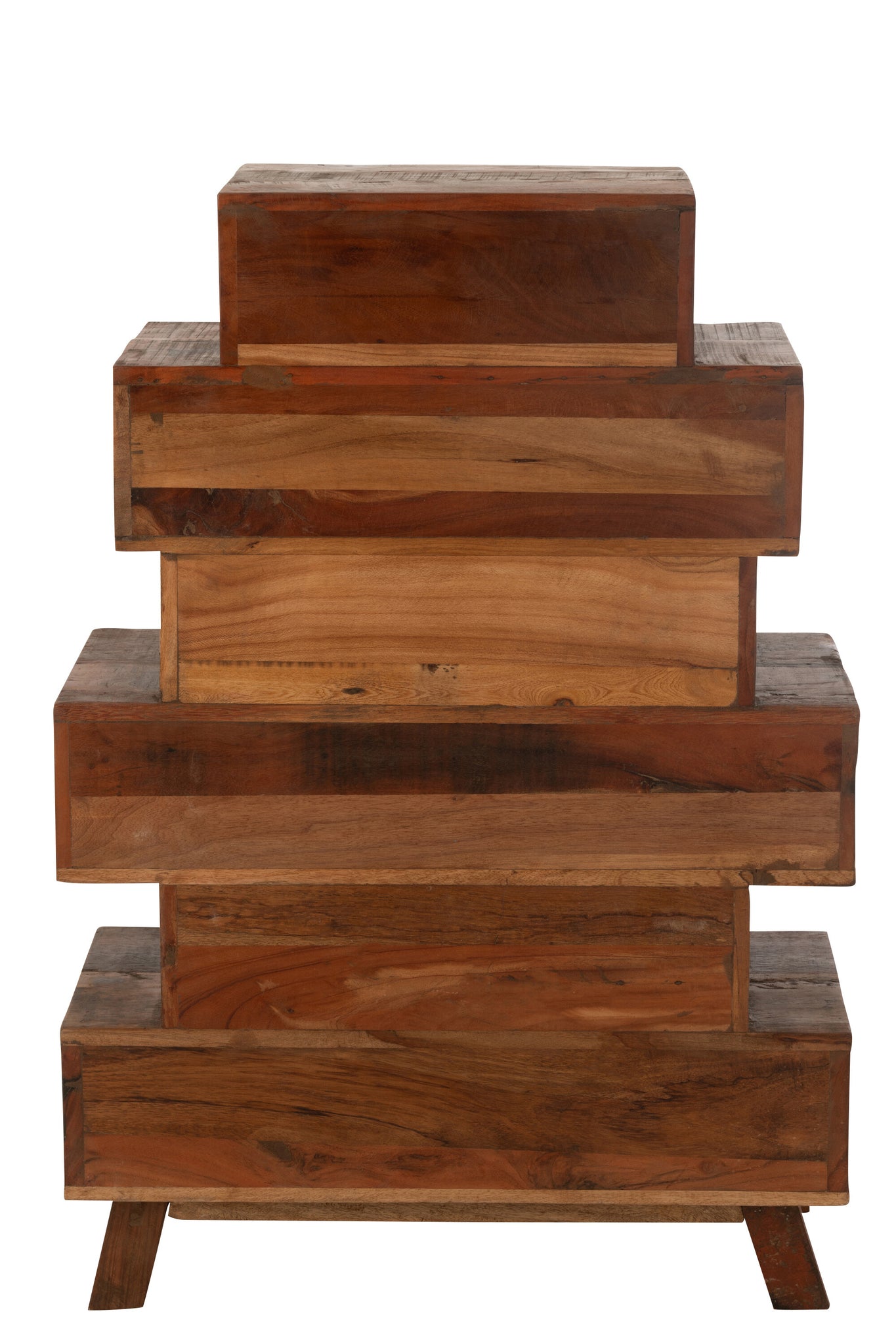 Shelf Vinto Recycled Wood Natural - Tuincentrum Lopik