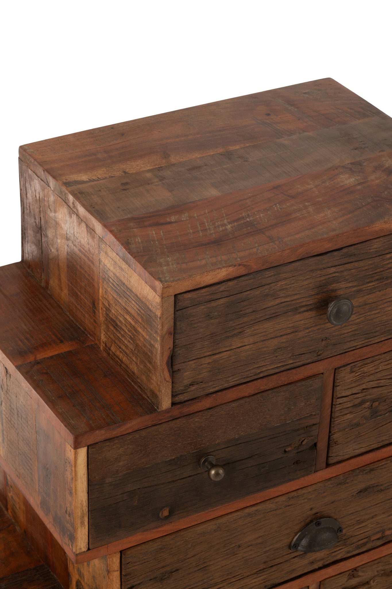 Shelf Vinto Recycled Wood Natural - Tuincentrum Lopik