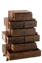 Shelf Vinto Recycled Wood Natural - Tuincentrum Lopik