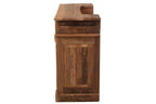J-LINE BAR 2 LADES GERECYCLED HOUT NATUREL L180XB55XH106CM - Tuincentrum Lopik