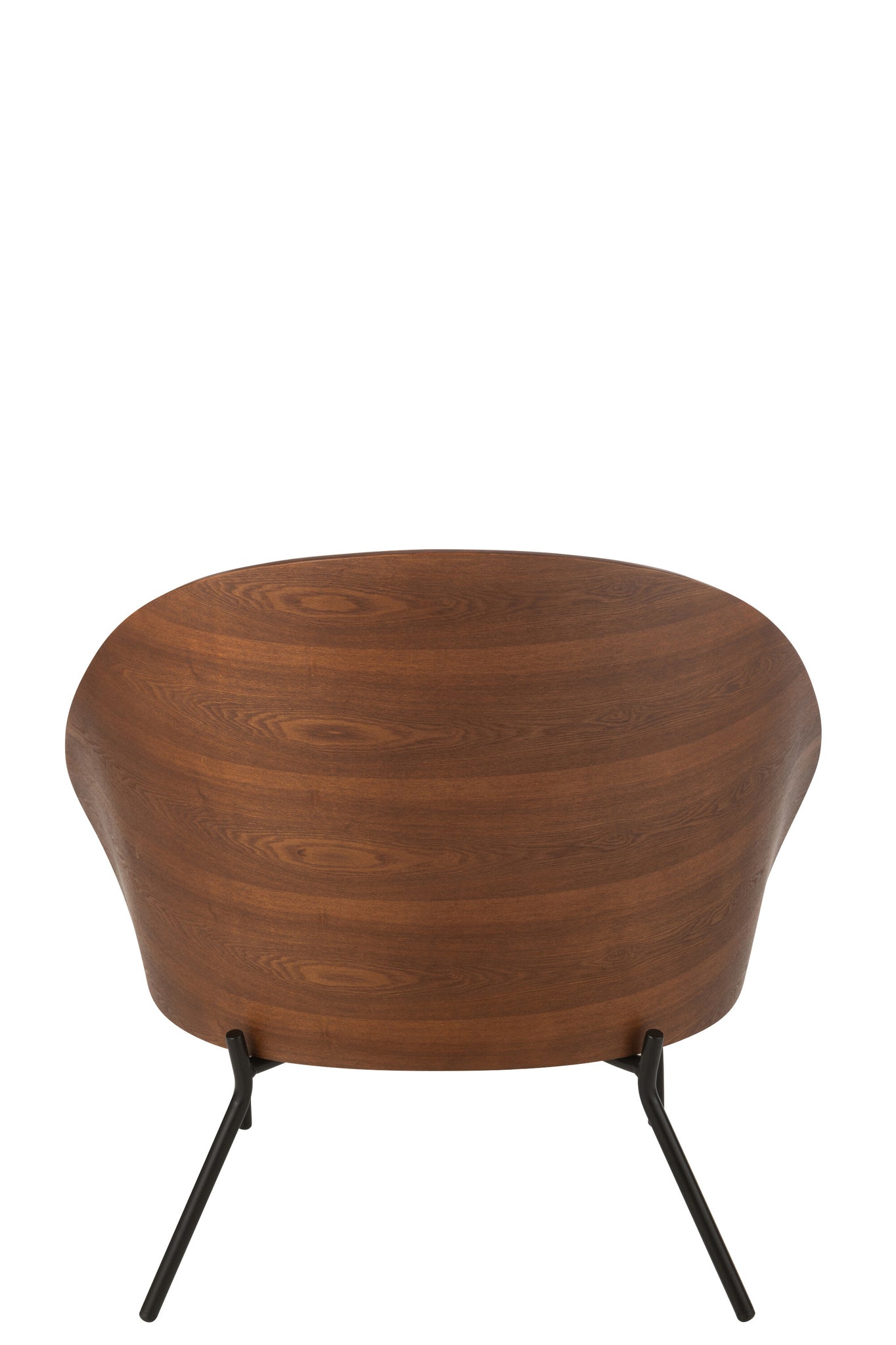 Loungestoel Lone Ply hout/metaal bruin/grijs - Tuincentrum Lopik