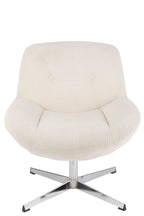 J-LINE LOUNGEFAUTEUIL CHILL METAAL/MULTIPLEX CRÈME/ZILVER - Tuincentrum Lopik