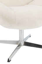 J-LINE LOUNGEFAUTEUIL CHILL METAAL/MULTIPLEX CRÈME/ZILVER - Tuincentrum Lopik